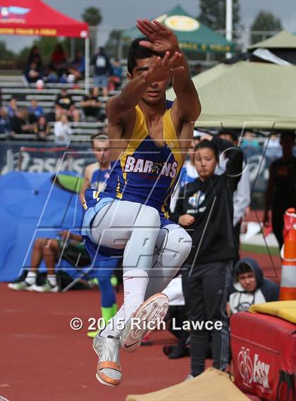 Thumbnail 2 in Orange County Track & Field Championships (Boys Long Jump) photogallery.