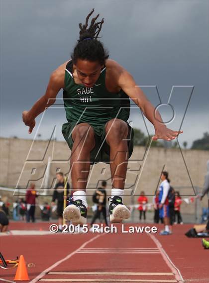 Thumbnail 1 in Orange County Track & Field Championships (Boys Long Jump) photogallery.