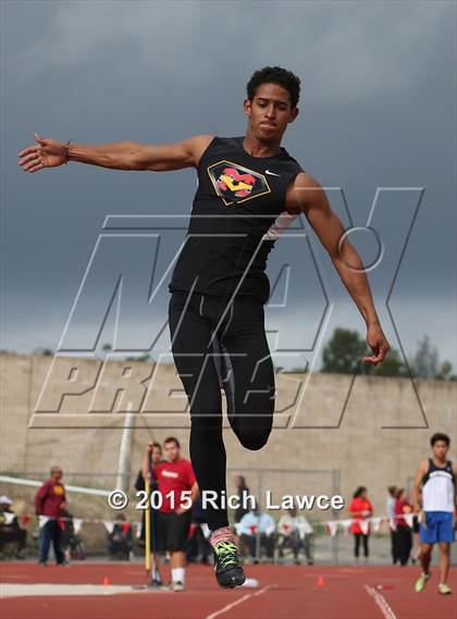 Thumbnail 1 in Orange County Track & Field Championships (Boys Long Jump) photogallery.