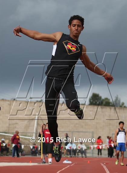 Thumbnail 3 in Orange County Track & Field Championships (Boys Long Jump) photogallery.