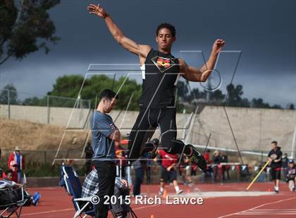 Thumbnail 3 in Orange County Track & Field Championships (Boys Long Jump) photogallery.