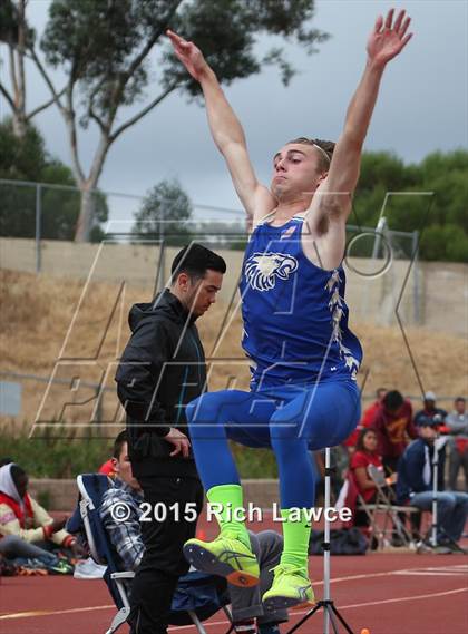Thumbnail 1 in Orange County Track & Field Championships (Boys Long Jump) photogallery.