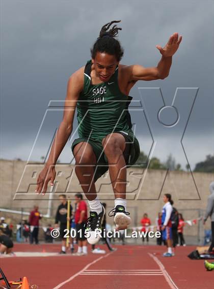 Thumbnail 2 in Orange County Track & Field Championships (Boys Long Jump) photogallery.