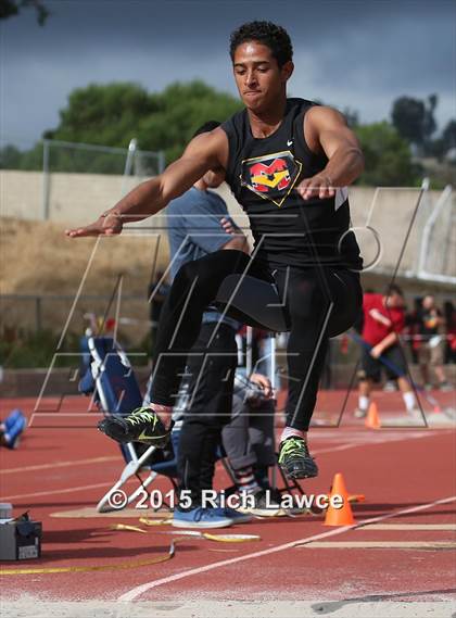 Thumbnail 3 in Orange County Track & Field Championships (Boys Long Jump) photogallery.