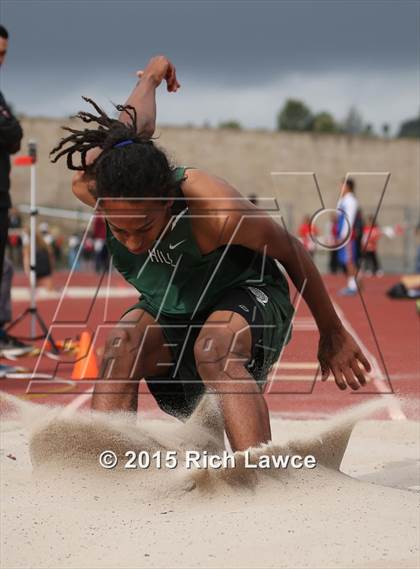 Thumbnail 2 in Orange County Track & Field Championships (Boys Long Jump) photogallery.