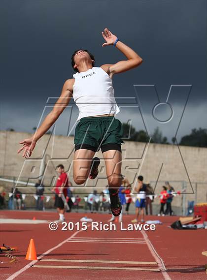 Thumbnail 3 in Orange County Track & Field Championships (Boys Long Jump) photogallery.