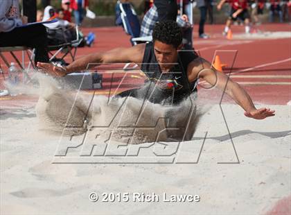 Thumbnail 2 in Orange County Track & Field Championships (Boys Long Jump) photogallery.