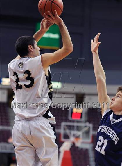 Thumbnail 3 in Wyomissing vs. Delone Catholic (D3 Semifinals) photogallery.
