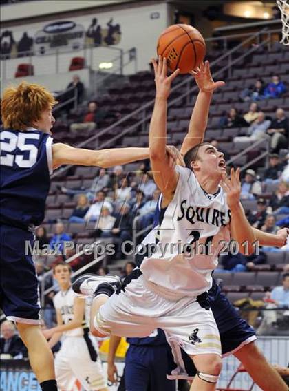 Thumbnail 3 in Wyomissing vs. Delone Catholic (D3 Semifinals) photogallery.
