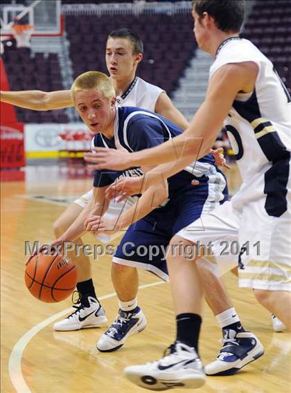 Thumbnail 3 in Wyomissing vs. Delone Catholic (D3 Semifinals) photogallery.