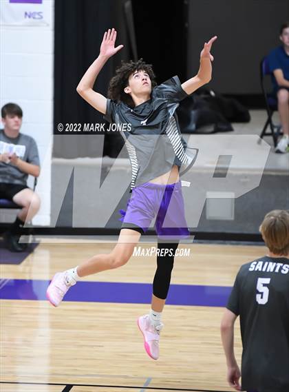 Thumbnail 2 in Notre Dame Prep @ Northwest Christian (Senior Night) photogallery.