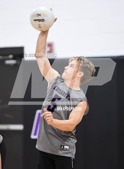 Thumbnail 2 in Notre Dame Prep @ Northwest Christian (Senior Night) photogallery.