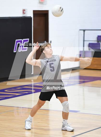 Thumbnail 3 in Notre Dame Prep @ Northwest Christian (Senior Night) photogallery.