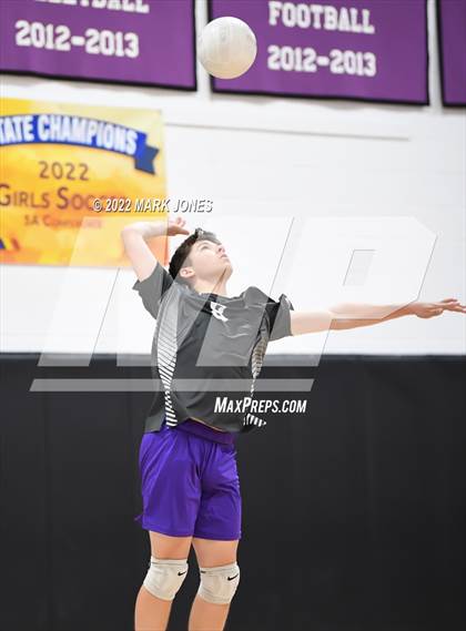 Thumbnail 3 in Notre Dame Prep @ Northwest Christian (Senior Night) photogallery.