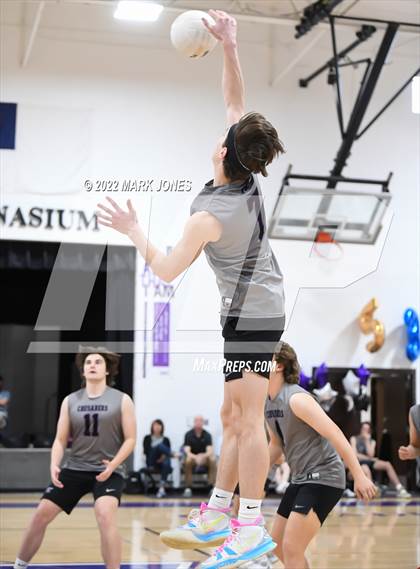 Thumbnail 3 in Notre Dame Prep @ Northwest Christian (Senior Night) photogallery.