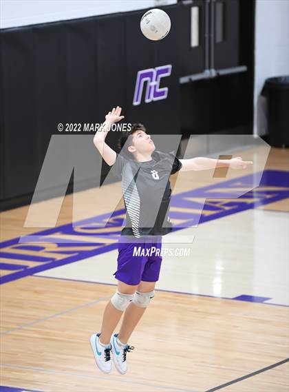 Thumbnail 2 in Notre Dame Prep @ Northwest Christian (Senior Night) photogallery.