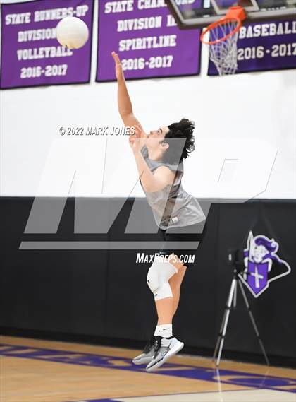 Thumbnail 3 in Notre Dame Prep @ Northwest Christian (Senior Night) photogallery.