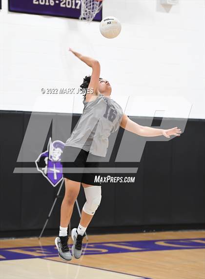 Thumbnail 3 in Notre Dame Prep @ Northwest Christian (Senior Night) photogallery.