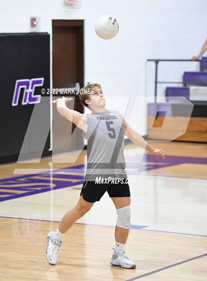 Thumbnail 1 in Notre Dame Prep @ Northwest Christian (Senior Night) photogallery.