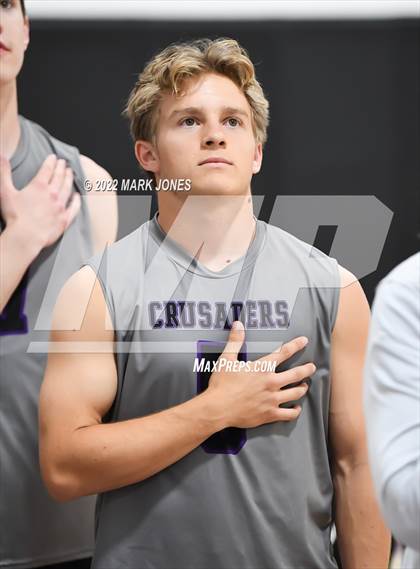 Thumbnail 2 in Notre Dame Prep @ Northwest Christian (Senior Night) photogallery.