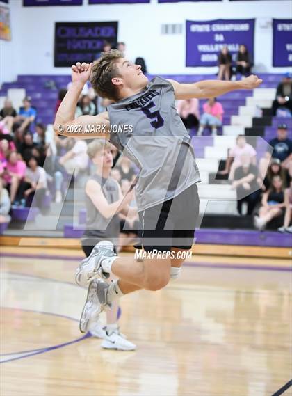 Thumbnail 1 in Notre Dame Prep @ Northwest Christian (Senior Night) photogallery.