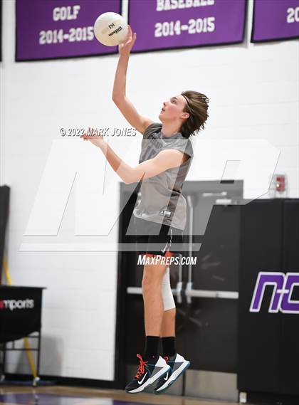 Thumbnail 2 in Notre Dame Prep @ Northwest Christian (Senior Night) photogallery.