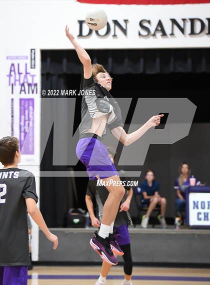 Thumbnail 2 in Notre Dame Prep @ Northwest Christian (Senior Night) photogallery.