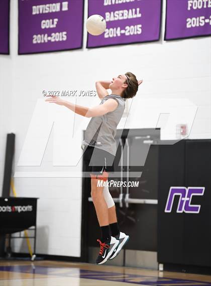 Thumbnail 1 in Notre Dame Prep @ Northwest Christian (Senior Night) photogallery.