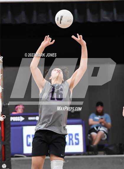 Thumbnail 1 in Notre Dame Prep @ Northwest Christian (Senior Night) photogallery.