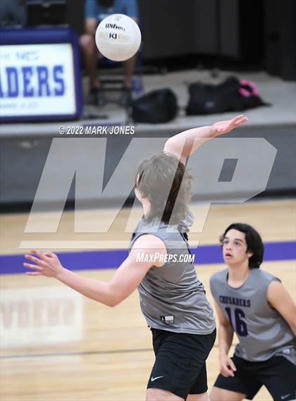 Thumbnail 1 in Notre Dame Prep @ Northwest Christian (Senior Night) photogallery.