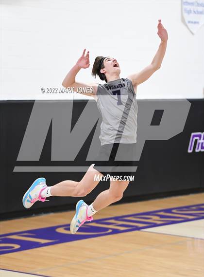 Thumbnail 1 in Notre Dame Prep @ Northwest Christian (Senior Night) photogallery.