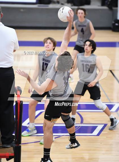 Thumbnail 3 in Notre Dame Prep @ Northwest Christian (Senior Night) photogallery.