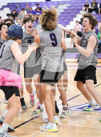 Thumbnail 3 in Notre Dame Prep @ Northwest Christian (Senior Night) photogallery.