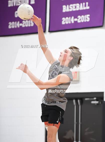 Thumbnail 2 in Notre Dame Prep @ Northwest Christian (Senior Night) photogallery.