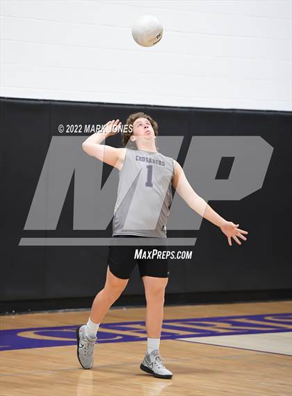 Thumbnail 1 in Notre Dame Prep @ Northwest Christian (Senior Night) photogallery.