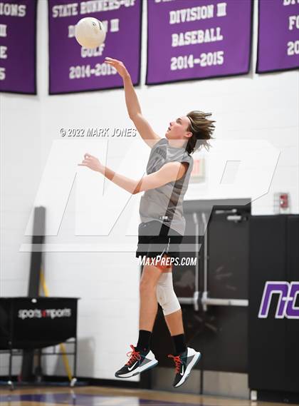 Thumbnail 2 in Notre Dame Prep @ Northwest Christian (Senior Night) photogallery.