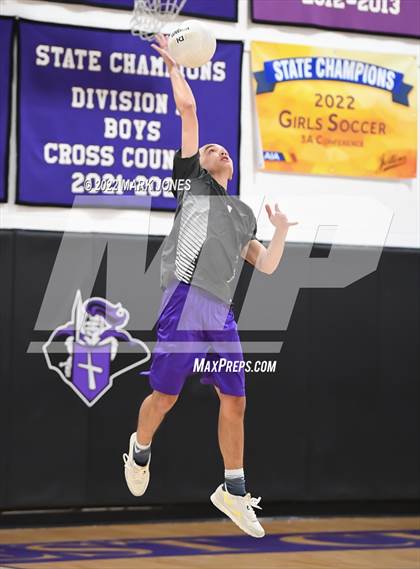 Thumbnail 3 in Notre Dame Prep @ Northwest Christian (Senior Night) photogallery.