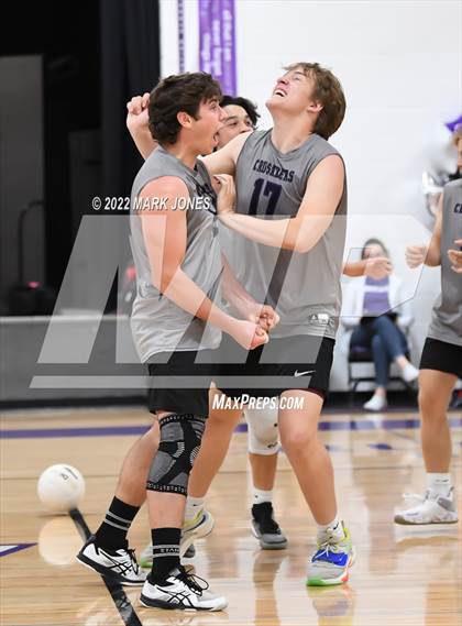Thumbnail 1 in Notre Dame Prep @ Northwest Christian (Senior Night) photogallery.