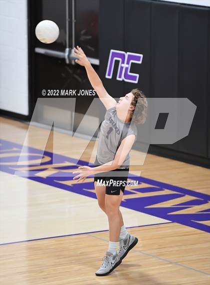 Thumbnail 1 in Notre Dame Prep @ Northwest Christian (Senior Night) photogallery.