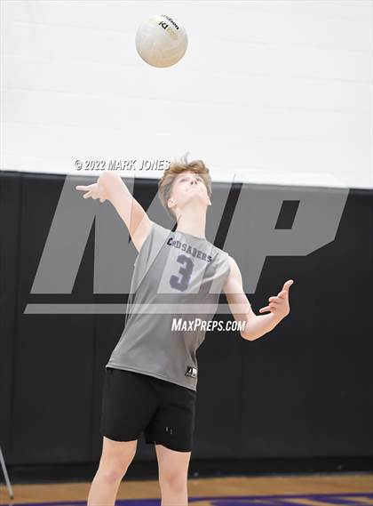 Thumbnail 1 in Notre Dame Prep @ Northwest Christian (Senior Night) photogallery.