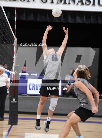 Thumbnail 3 in Notre Dame Prep @ Northwest Christian (Senior Night) photogallery.