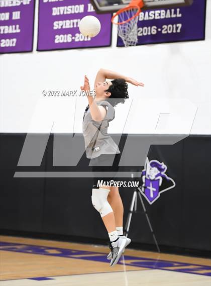 Thumbnail 2 in Notre Dame Prep @ Northwest Christian (Senior Night) photogallery.