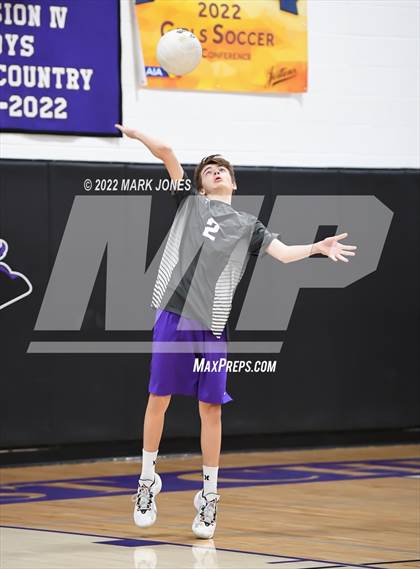Thumbnail 1 in Notre Dame Prep @ Northwest Christian (Senior Night) photogallery.