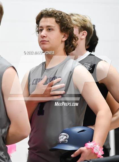 Thumbnail 1 in Notre Dame Prep @ Northwest Christian (Senior Night) photogallery.