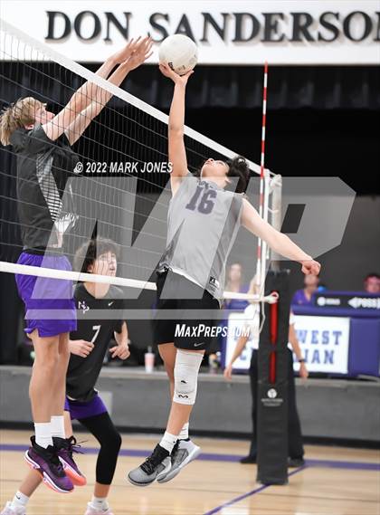 Thumbnail 3 in Notre Dame Prep @ Northwest Christian (Senior Night) photogallery.