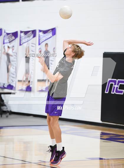 Thumbnail 2 in Notre Dame Prep @ Northwest Christian (Senior Night) photogallery.