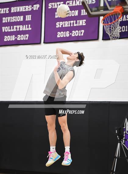 Thumbnail 3 in Notre Dame Prep @ Northwest Christian (Senior Night) photogallery.