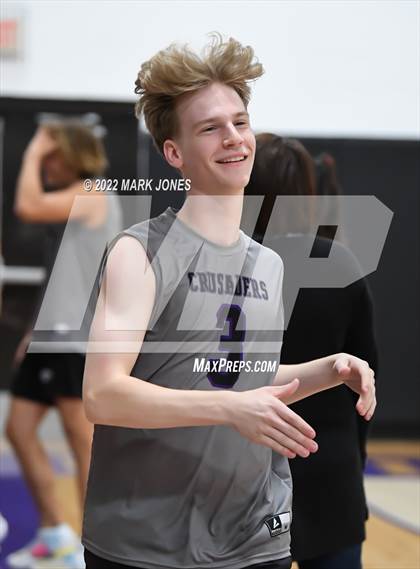 Thumbnail 3 in Notre Dame Prep @ Northwest Christian (Senior Night) photogallery.