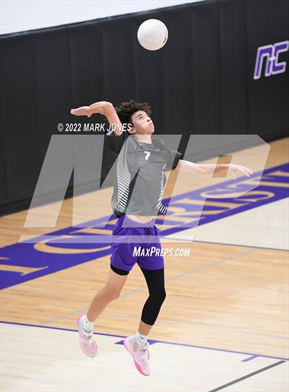 Thumbnail 1 in Notre Dame Prep @ Northwest Christian (Senior Night) photogallery.