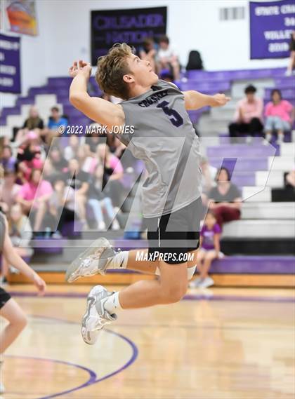 Thumbnail 2 in Notre Dame Prep @ Northwest Christian (Senior Night) photogallery.